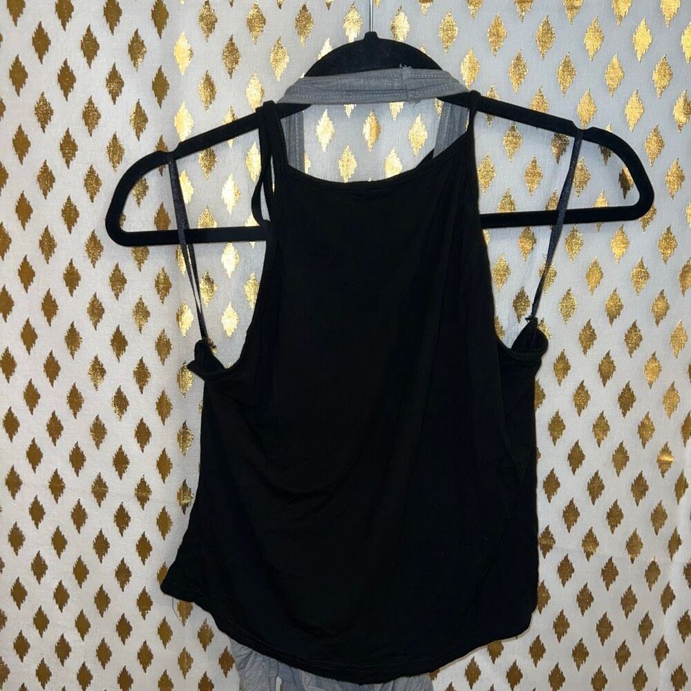 Bundle grey and black Strappy crop top halter size XL
